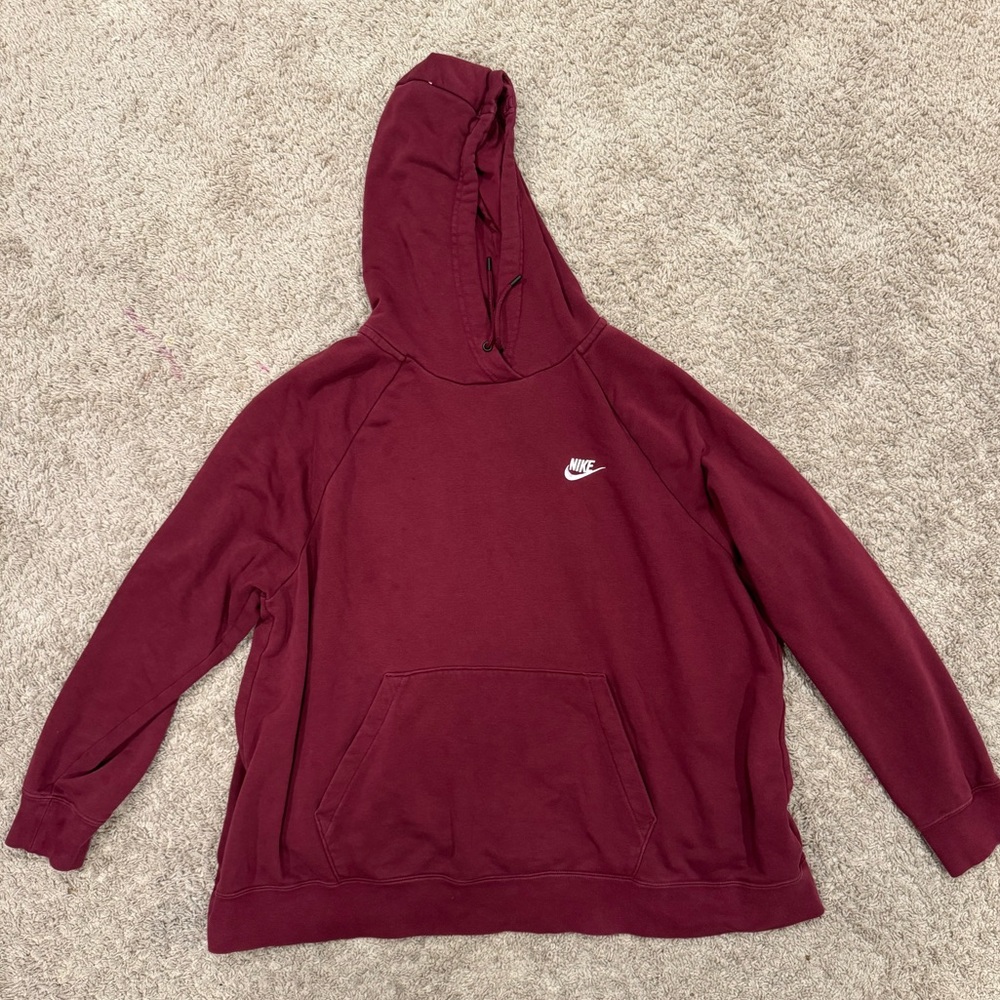 Women’s Nike Maroon Sweatsuit-Size 2X/XXL